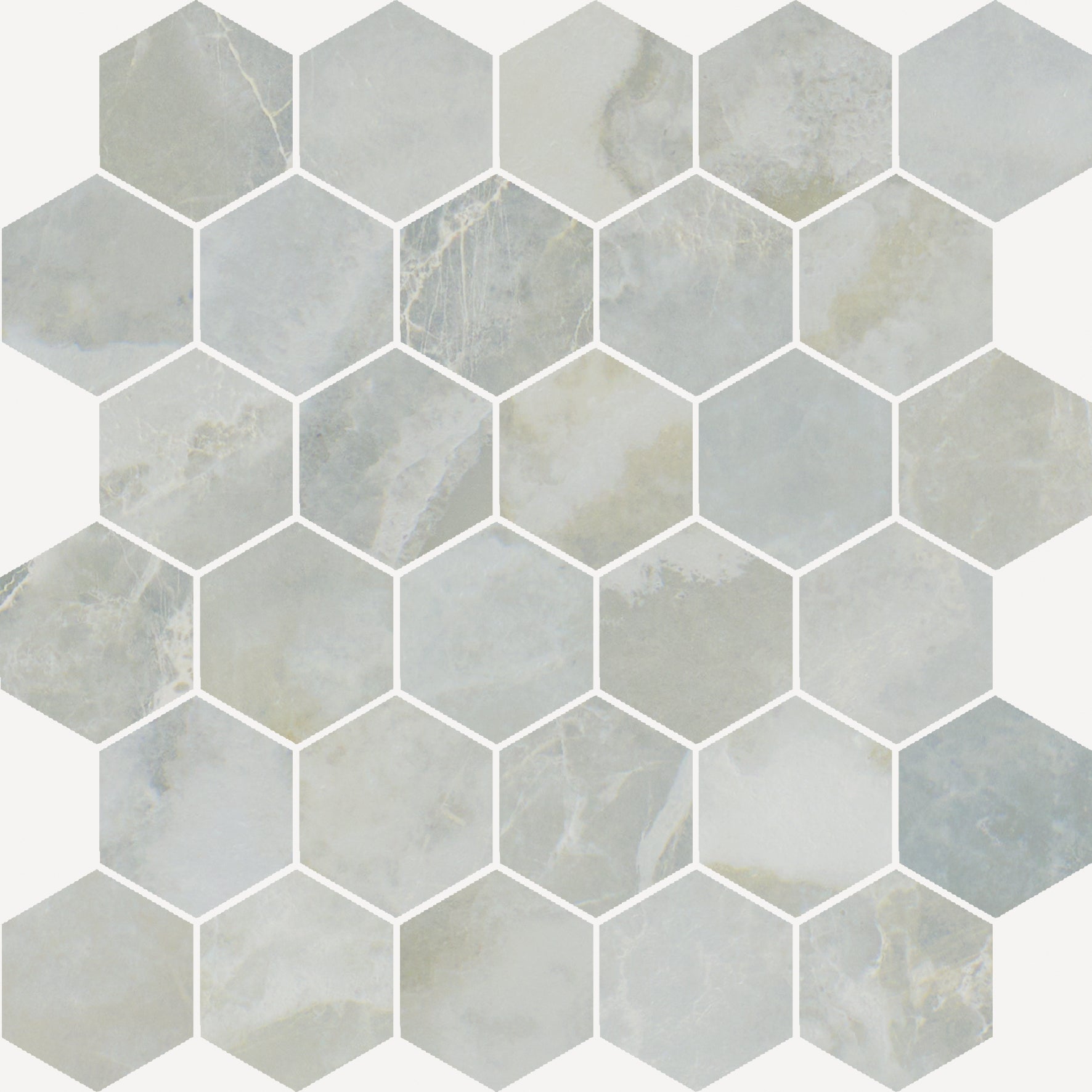 Monaco Hexagon Mosaic Porcelain Tile