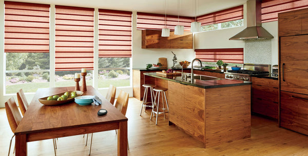 Vignette® Roman Shades with PowerView® Motorization