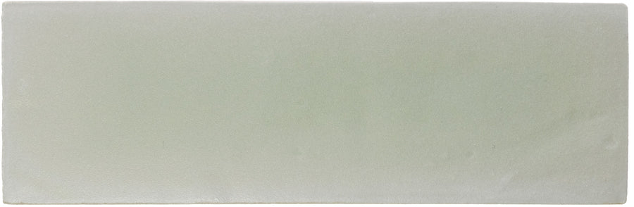 Rebels 2" x 6" Matte Subway Tile in Sage Matte features a smooth surface and slightly rounded edges; ideal for accent walls with its sleek rectangular design.