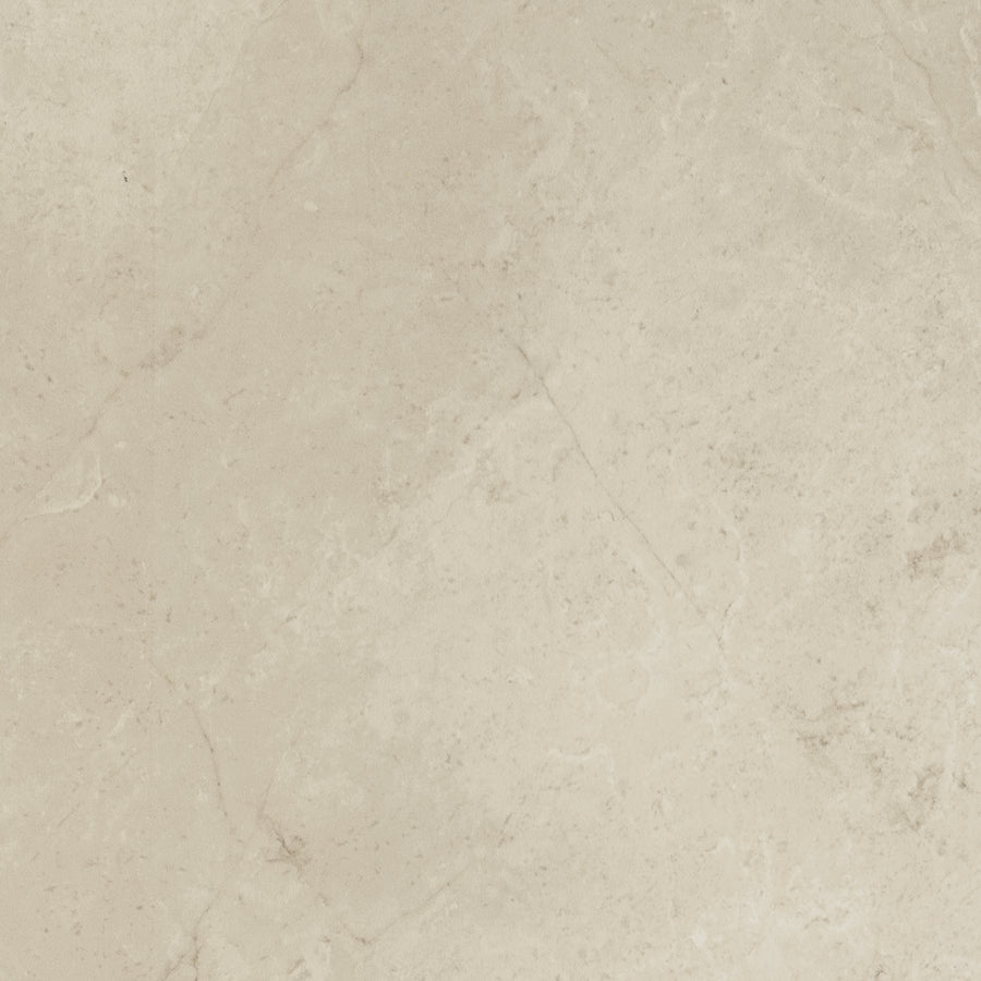 The Royal Marbles Marfil Select 12x12 Glazed Porcelain Tile features a light beige marble look with subtle veining and textured patterns, offering a smooth, elegant stone appearance ideal for sophisticated interiors.