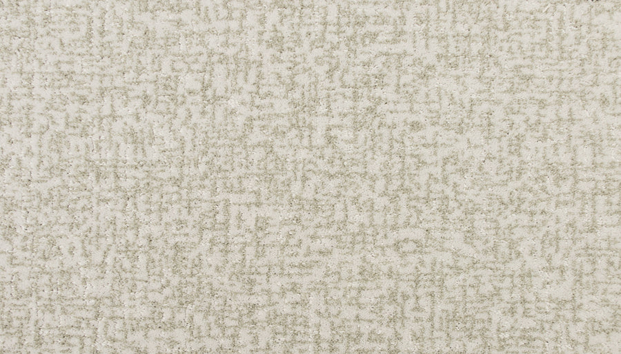 Latticework On Trend Carpet features a light, textured fabric with a subtle, irregular geometric pattern in soft beige and off-white. Its slightly fuzzy surface adds tactile appeal, bringing modern elegance to your space.