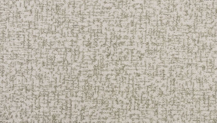 Latticework On Trend Carpet features textured beige and light gray fabric with an abstract grid pattern, ideal for upholstery, drapery, or interior decor inspired by modern carpet styles.