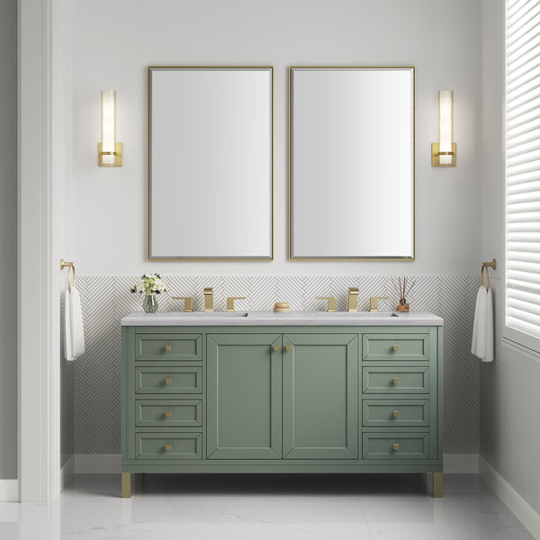 A modern bathroom features the Chicago 60