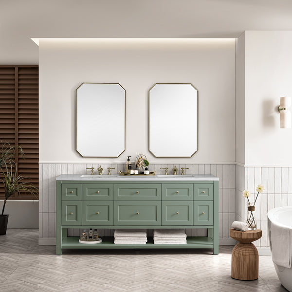 A modern bathroom featuring the Breckenridge 72