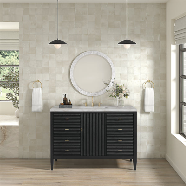 A bathroom featuring the Myrrin 48