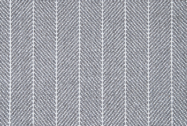 Close-up of Addington Berber Carpet in Dark Gray, featuring a textured surface with visible weave and evenly spaced vertical white stitched lines, creating a subtle grid-like pattern reminiscent of premium flooring.