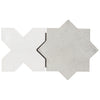Star Dove Gray Matte & Cross White Matte