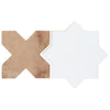 Star White Polished & Cross Cotto Matte