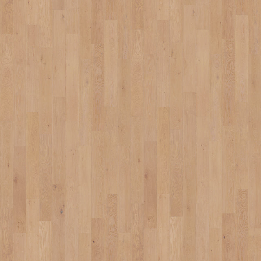 Pacifica 7 11/16" Waterproof Laminate in San Pedro Surf features a light, natural grain with subtle knots and staggered planks. Its smooth, warm finish is moisture-resistant—ideal for spaces needing durable, stylish flooring.