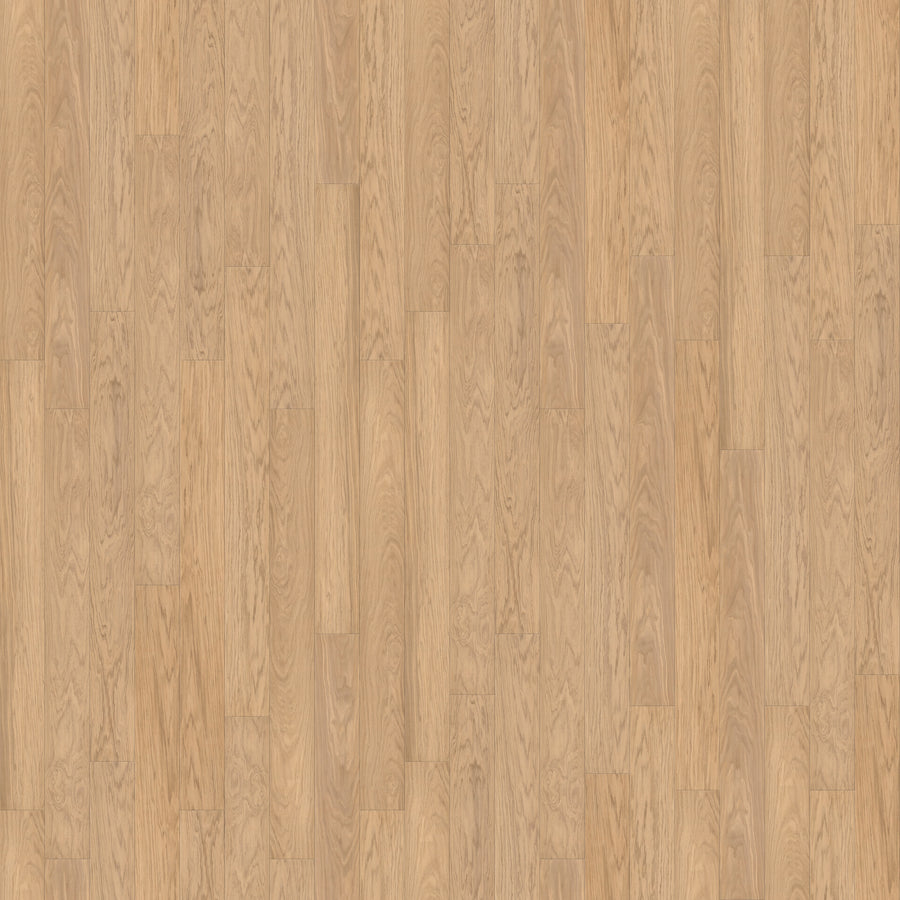 Santa Cruz 9 3/8" Waterproof Laminate in Seabright features light brown planks with a natural grain pattern, subtle color variations, and a warm, inviting style that’s both moisture resistant and stylish.