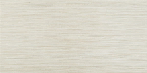 Crème textured surface with subtle, horizontal, wavy lines evenly spaced throughout—reminiscent of the Linea 12