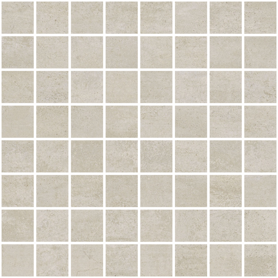 The Hans.A 1.5" x 1.5" Mosaic Tile in Medium offers a grid of square mosaic tiles, each with unique texture and shade for natural variation—ideal for stylish backsplashes or accent walls.
