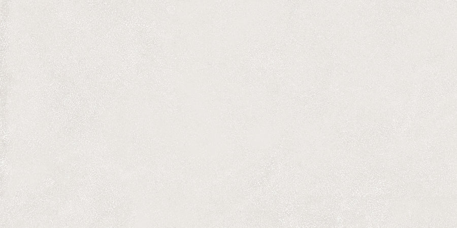 Avanti 12x24 Rectified Glazed Porcelain Tile features a plain, light gray textured surface with a subtle, slightly grainy look, delivering an elegant and calming aesthetic similar to concrete or plaster.