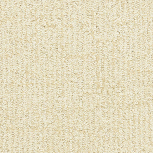Close-up of Victor Family Friendly Carpet in Adore. This light beige, soft looped pile features tightly woven fibers for a plush, uniform surface—an ideal and durable carpet choice for any home.