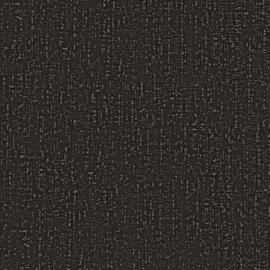 Curated Tone Pet Friendly Carpet in After Dark features a woven, stain-resistant texture with irregular black and gray lines forming a subtle grid pattern.