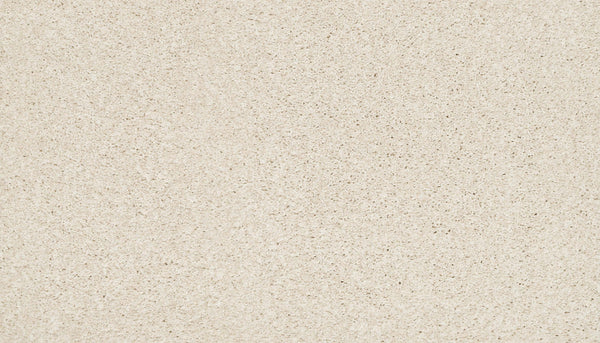Close-up of the Artisan Elements Family Friendly Carpet in White, featuring a rough texture with tiny specks and a uniform, stain-resistant appearance.