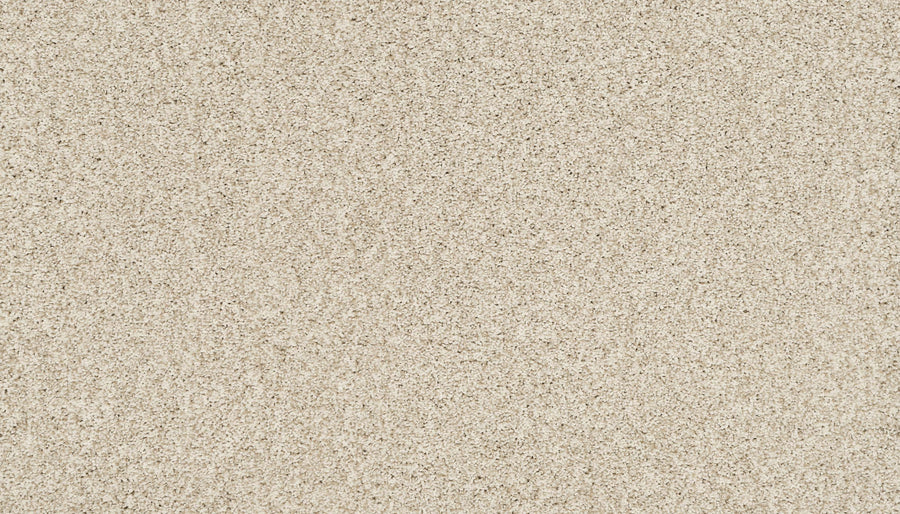 Close-up of Artisan Elements Family Friendly Carpet in Haven—a fine, light beige stain-resistant surface with a slightly rough texture, ideal for high-traffic areas and perfect for family-friendly spaces.