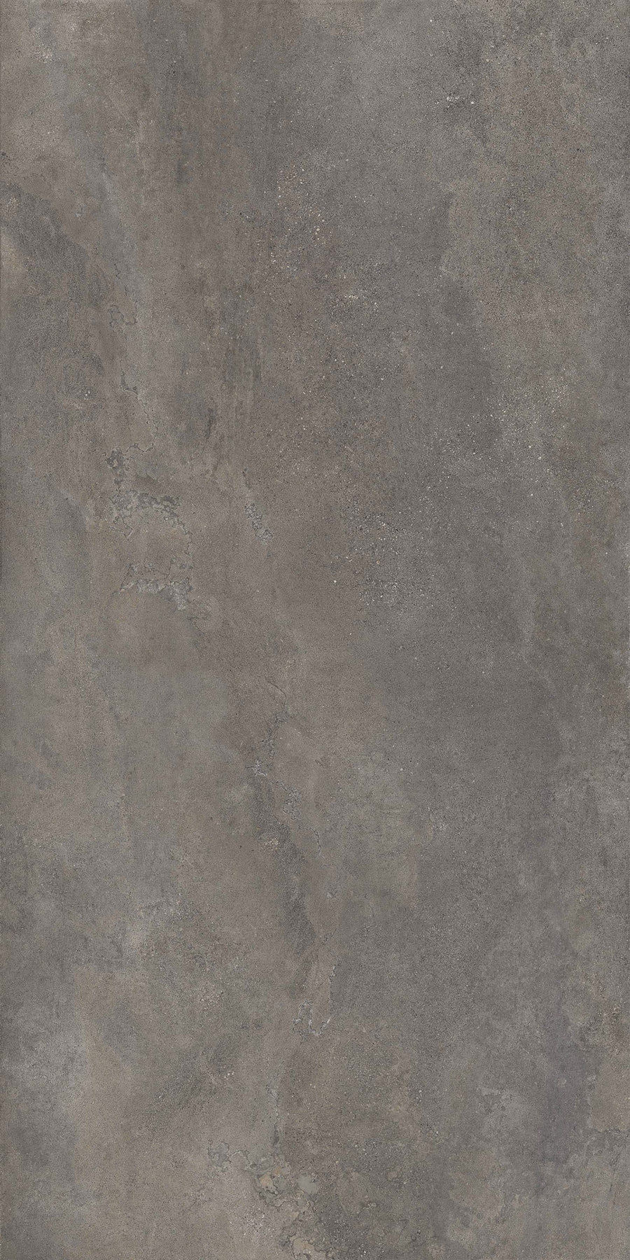 Porcelain Slab offers a textured, seamless surface in gray, brown, and muted green tones with natural stone-like patterns—perfect for grout-free designs.