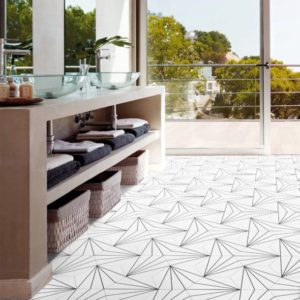 Hex tile kitchen floors 