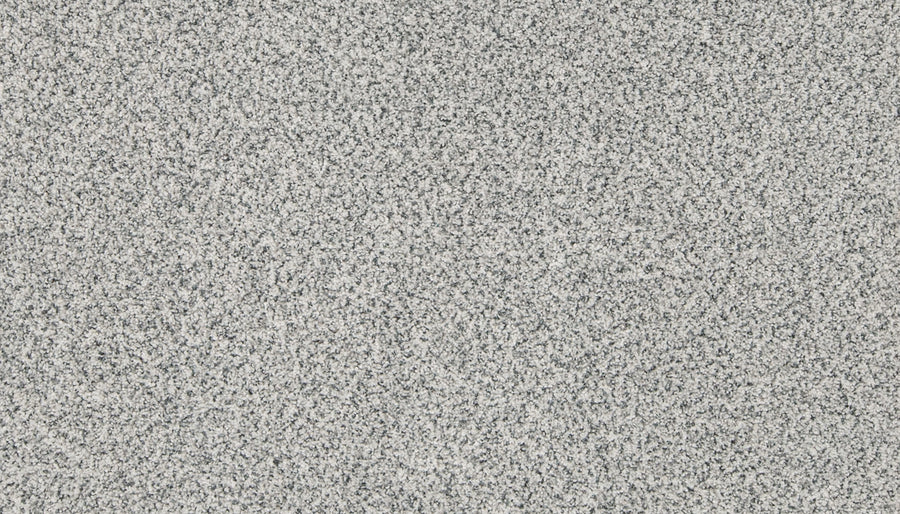 Close-up of Aurora Lights Family Friendly Carpet, featuring a speckled gray and white textured pattern with small, irregular spots—ideal for adding stylish elegance and comfort to any luxury home.