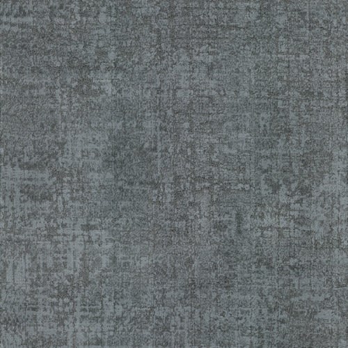 Ithaca On Trend Carpet in Azure features a textured gray surface with a mottled, distressed pattern, offering the durable look of high-traffic carpet and an industrial style enhanced by subtle shade variations.