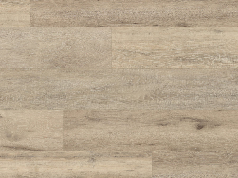Korlok Select 18" Vinyl Plank in Stone Grey Castello Marble offers a realistic, textured stone-look finish with varied grey tones and subtle marbling for an authentic and elegant appearance.