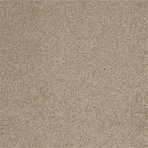 Close-up of Harbor Town Family Friendly Carpet in Basin color, featuring a light brown, textured, and soft surface—durable and ideal for busy, family-friendly homes.