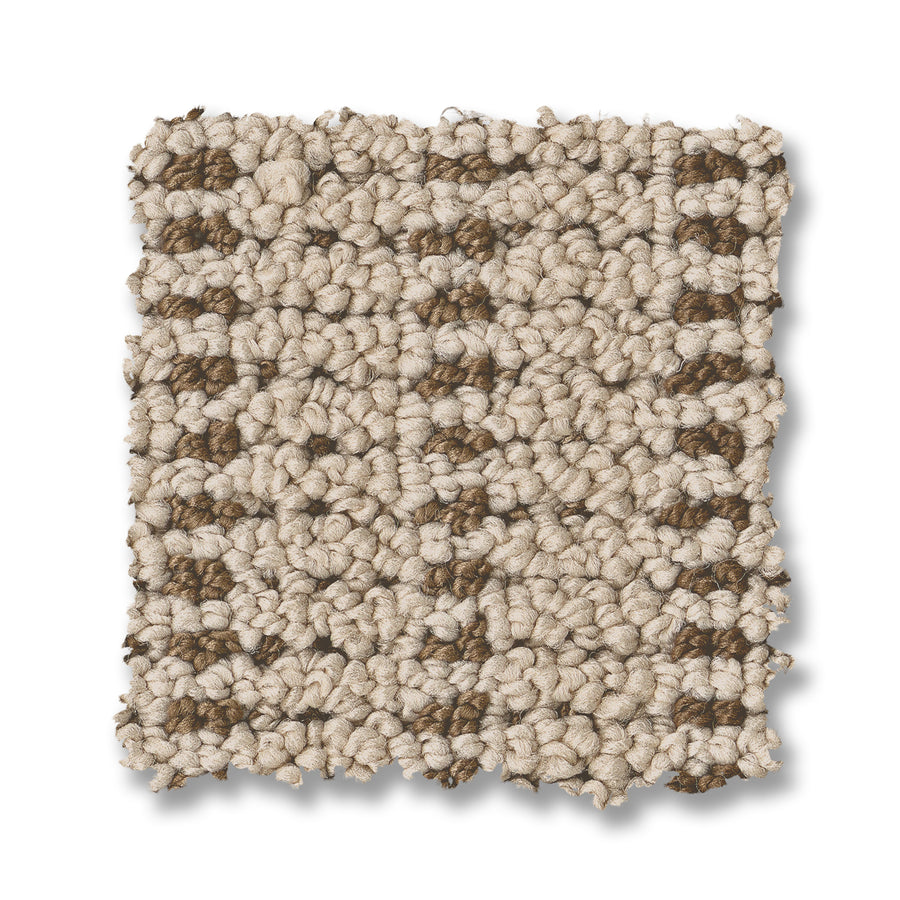 A close-up of the Laken On Trend Carpet shows off its plush texture and elegant design.