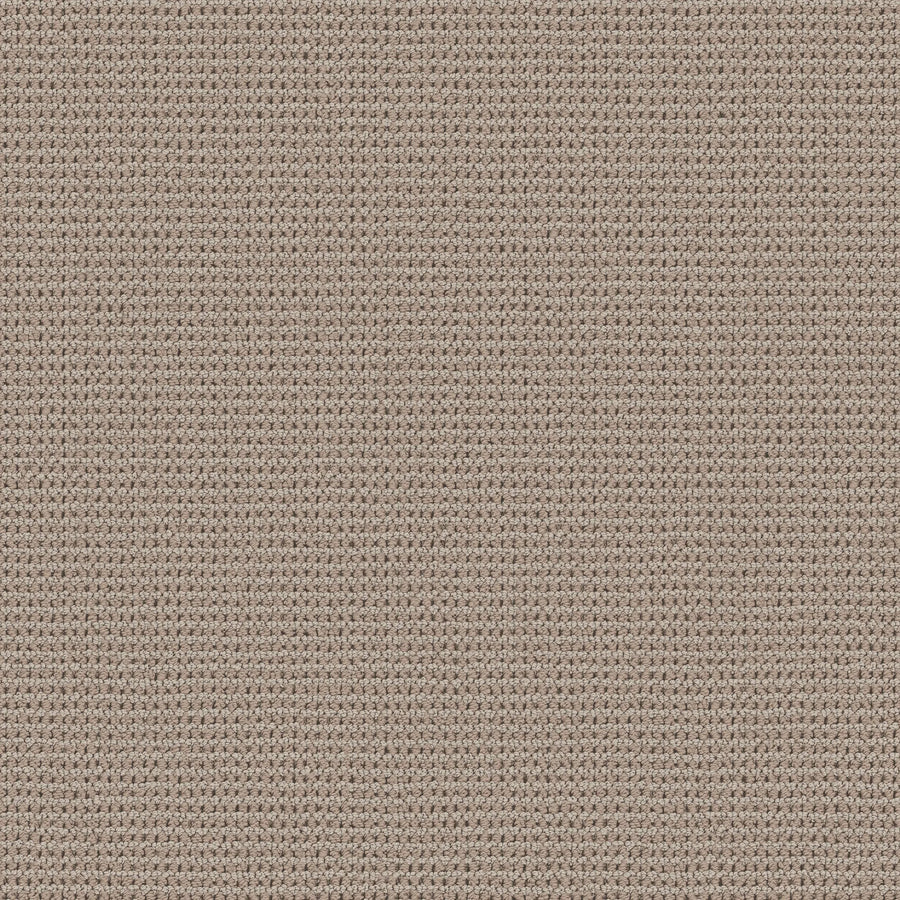 Close-up view of the Knitted Tone Blue Pet Friendly Carpet in Blissful. The textured, grid-like knit pattern and even, tightly stitched surface create a sturdy, uniform appearance that evokes durable flooring.