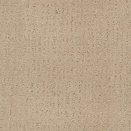 A close-up of Homage Berber Carpet in Bora Bora color, featuring a textured surface with subtle dotted and linear patterns—perfect for high-traffic areas.