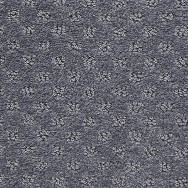 Close-up of Dreamer On Trend Carpet in Brunswick, featuring a gray luxury flooring with a textured surface and small clusters of raised, lighter gray dots forming a subtle pattern.
