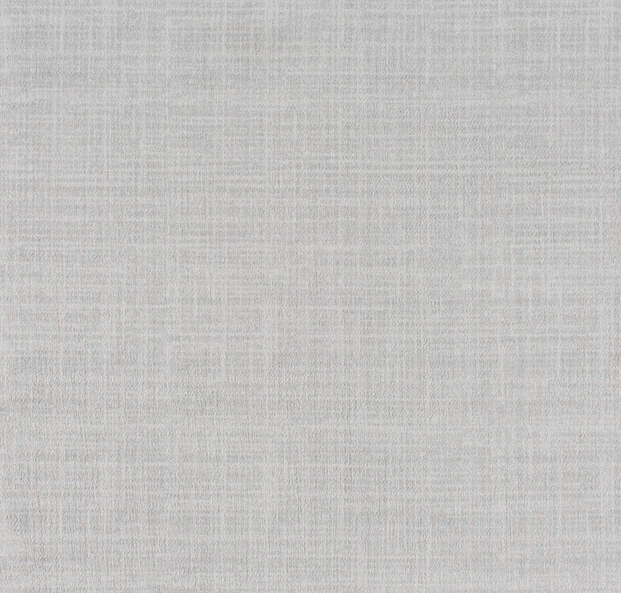 Brushed Linen On Trend Carpet in Mineral features a light gray brushed linen texture with a subtle grid-like pattern. Intersecting horizontal and vertical lines create a contemporary, soft yet durable look.
