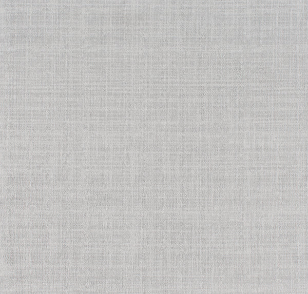 Brushed Linen On Trend Carpet in Mineral features a light gray brushed linen texture with a subtle grid-like pattern. Intersecting horizontal and vertical lines create a contemporary, soft yet durable look.
