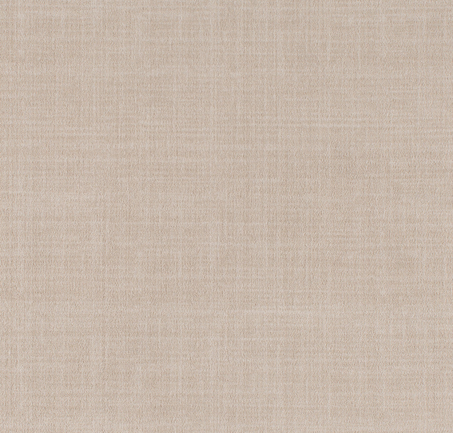 Papyrus color Brushed Linen On Trend Carpet features a beige fabric texture with a subtle woven pattern, smooth surface, fine lines, and a soft, matte finish—adding contemporary appeal and a slightly grid-like design to any space.
