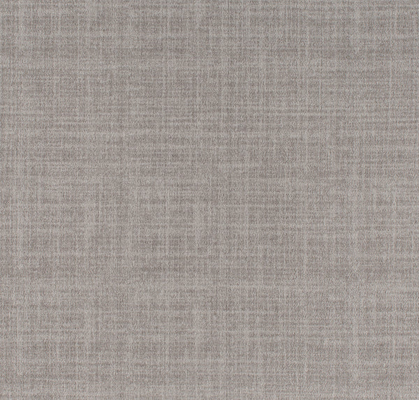 A close-up of Brushed Linen On Trend Carpet in Urban Gray shows its subtle, textured pattern with intersecting lines and a woven look—an ideal choice for modern style and lasting durability in any room.