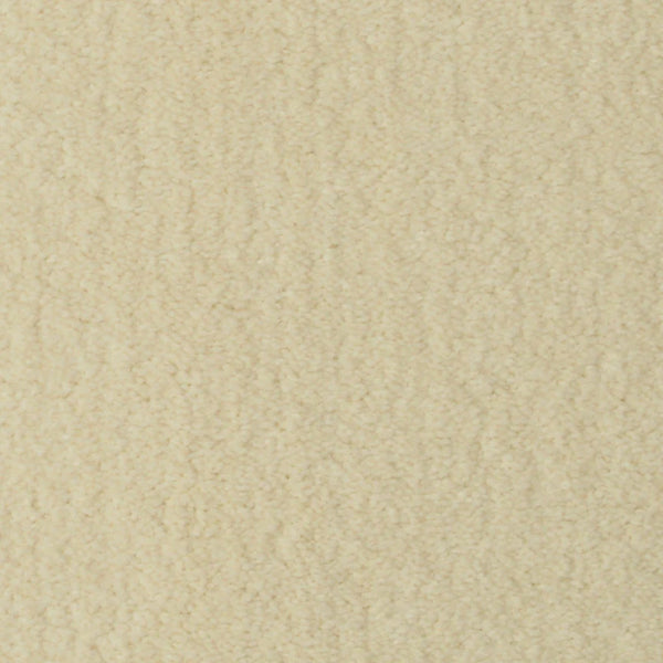 Close-up view of Seduction On Trend Carpet in Bungalow color, featuring a soft, slightly fuzzy beige surface with a luxurious textured finish.