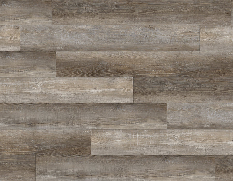 A wood floor with a pattern.