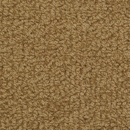 Close-up of Savant Berber Carpet in Buxtone. Its loop-pile design forms a soft, textured surface with dense woven fibers—durable and ideal for high-traffic areas.