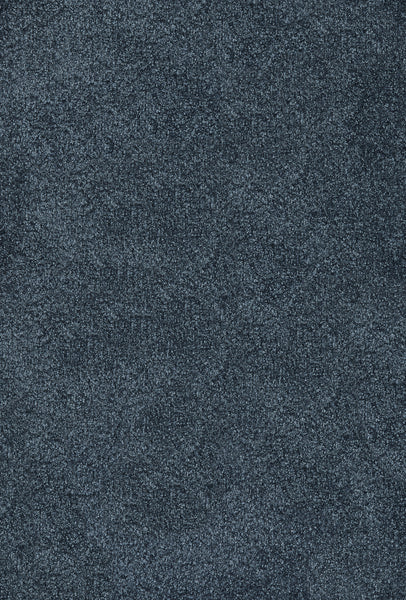 Close-up of Divine Family Friendly Carpet in Denim—a soft, densely packed luxury flooring with a mottled pattern. Its plush texture offers a uniform look, making it an ideal choice for any family-friendly space.