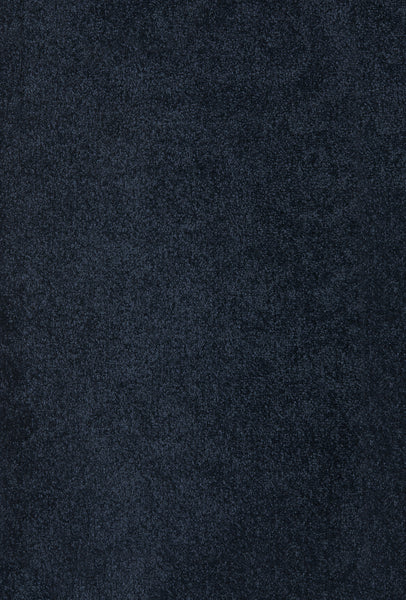 Divine Family Friendly Carpet in Navy features a dark, textured surface with a subtle, slightly rough pattern, perfect for achieving a luxurious flooring look while offering the durability and comfort of carpet.