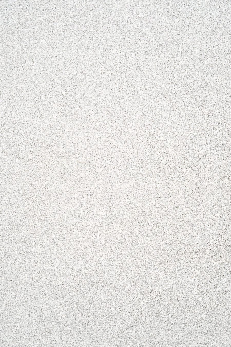A close-up of the Heavenly Family Friendly Carpet in Sea Salt showcases its white, textured surface with subtle shading variations, offering a sophisticated and refined look reminiscent of luxury for any space.
