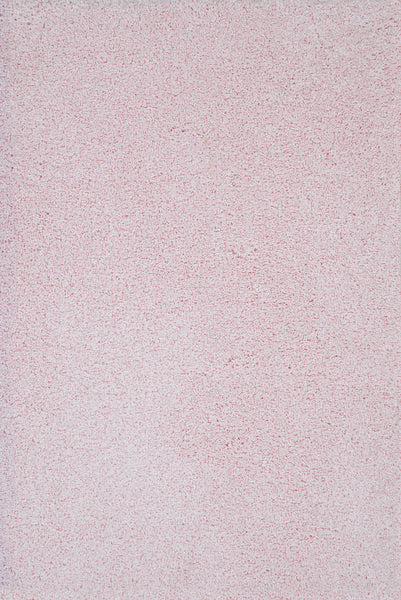A close-up of the Heavenly II Family Friendly Carpet in Pink shows a softly textured surface with subtle speckles, offering a uniform and durable look—ideal for high-traffic homes seeking comfort and style.