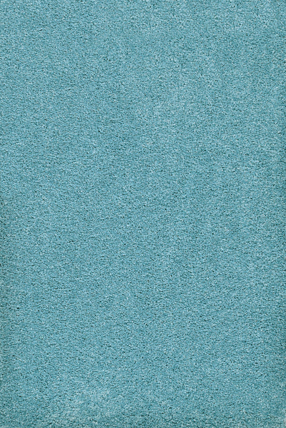 Close-up of Teal Heavenly II Family Friendly Carpet shows its dense, soft, and even texture—perfect for high-traffic homes.