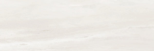 The Renaissance 4x12 Polished Porcelain Tile features a light beige surface with subtle, wavy white and cream veining. Its polished finish adds elegance and a clean look, making it ideal for refined interiors.