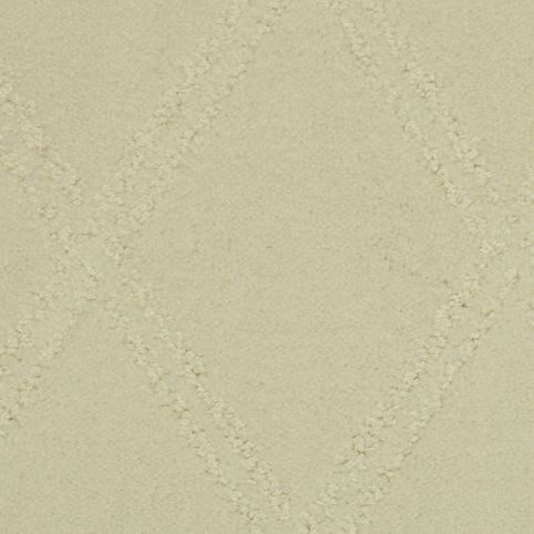 Braided Opulence Berber Carpet in Canvas features a luxury finish with a soft, raised diamond pattern of intersecting diagonal lines, creating an elegant and refined look.