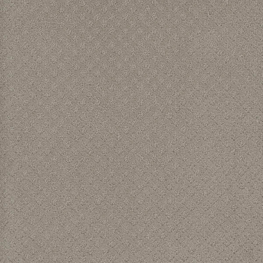 Close-up of Capri Pet Friendly Carpet in Arrowhead, featuring a light brown tone with a subtle diamond pattern. This soft, uniform carpet is durable and perfect for high-traffic areas, making it ideal for pet-friendly homes.