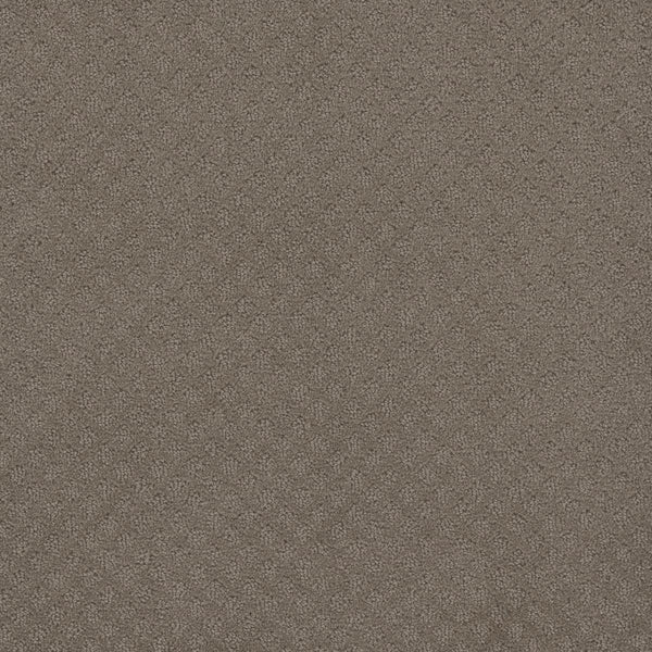 Close-up of Capri Pet Friendly Carpet in Topaz, featuring a soft, brown textured surface with a subtle diamond pattern—durable, stain resistant, and perfect for homes with pets.