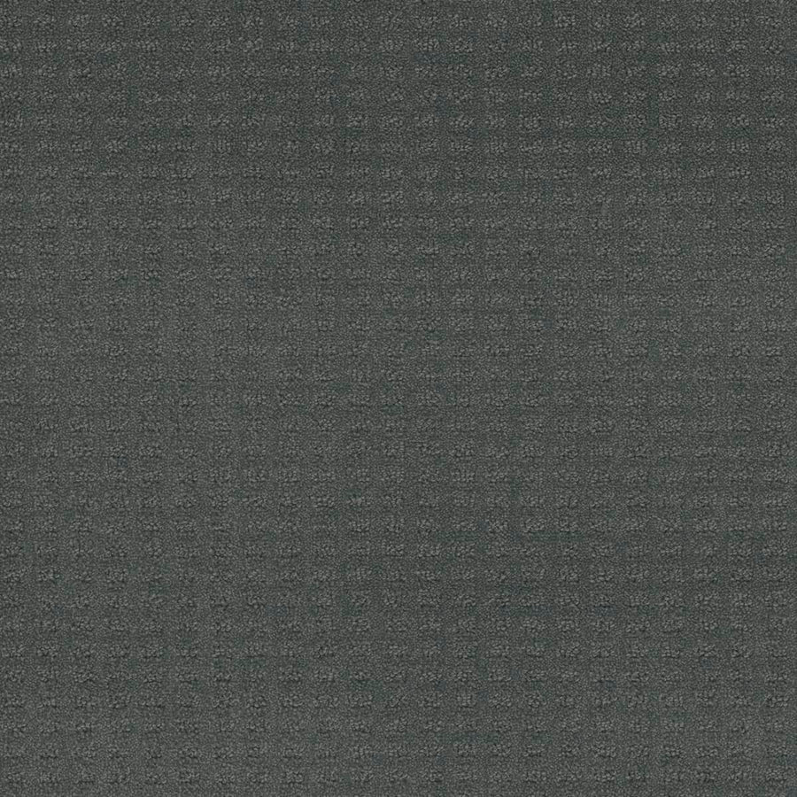 The Caspian Berber Carpet in Onyx Waves features dark gray textured fabric with a subtle, small grid pattern. Made from premium fibers, its soft, slightly raised surface creates a gently woven appearance.
