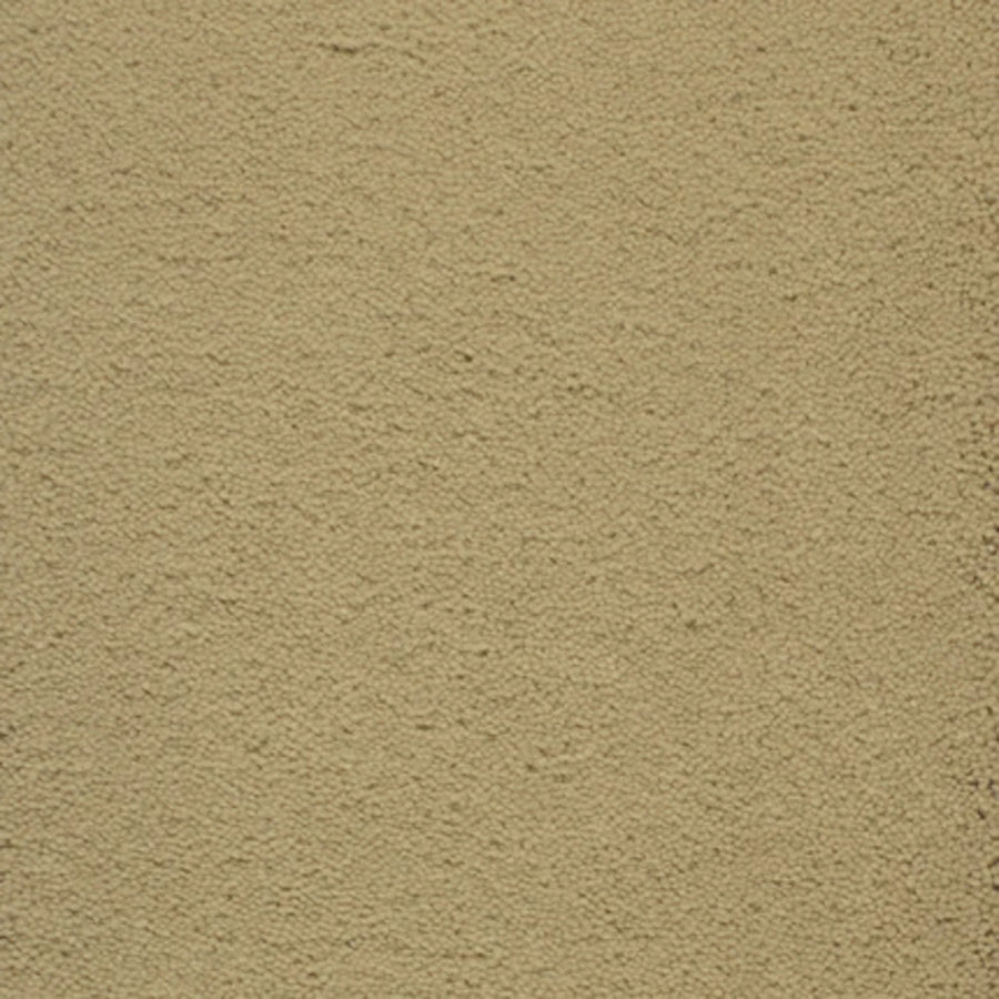 A close-up of Dolce Family Friendly Carpet in Cat's Eye color, showcasing its textured beige surface with a rough, slightly uneven look ideal for stylish, high-traffic areas.