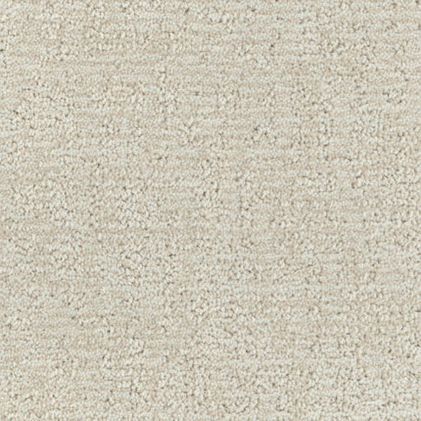Close-up of Balance Family Friendly Carpet in Centered. This soft, looped pile carpet is durable, plush, and clean with a light beige tone—ideal for creating a cozy, neutral look in family-friendly home interiors.
